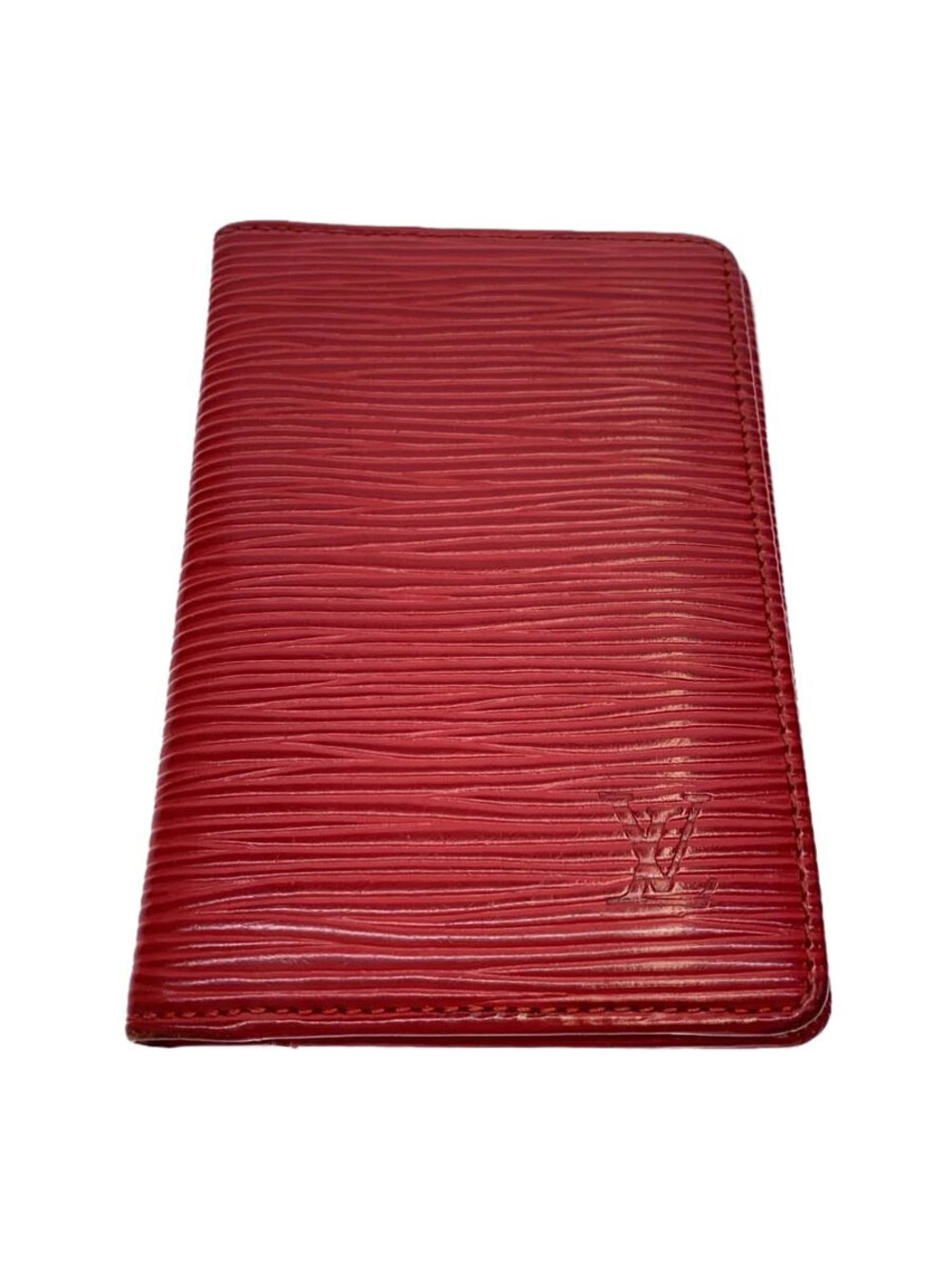 LOUIS VUITTON Pochette Carte Visite Epi RED